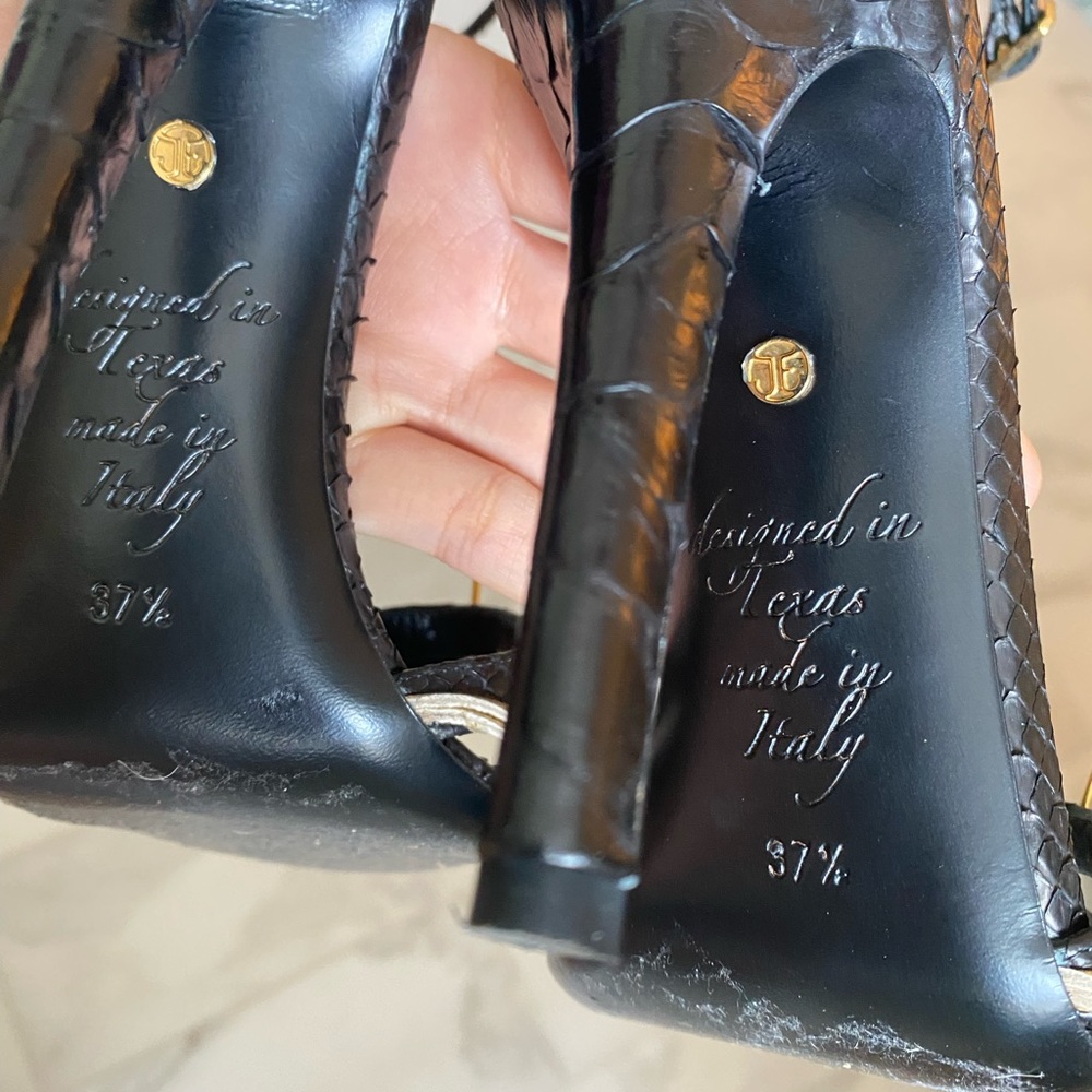 *Rare*Python Joyce Echols Thorn Stiletto Heels - image 5